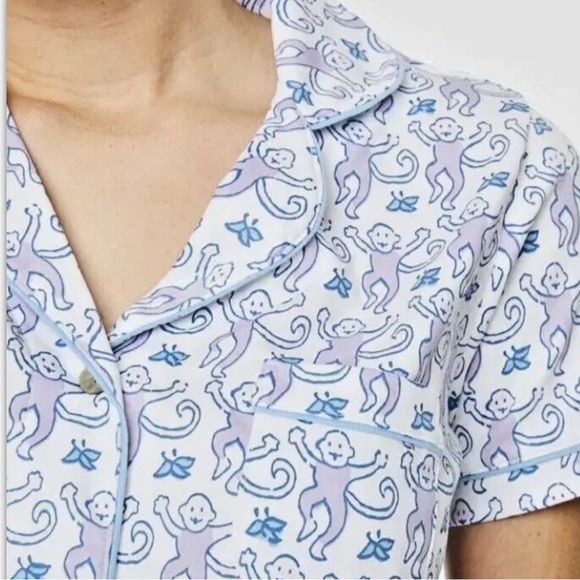 Roller Rabbit Other - NEW! Roller Rabbit Monkey Polo Pajamas PJ Shorts Set *LAVENDER* Purple
